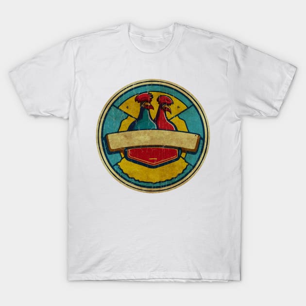 Los Pollos Hermanos two fried chickens logo T-Shirt by AnTokTeluk